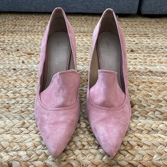 Donald Pliner Pink Suede Pumps - Picture 2 of 3